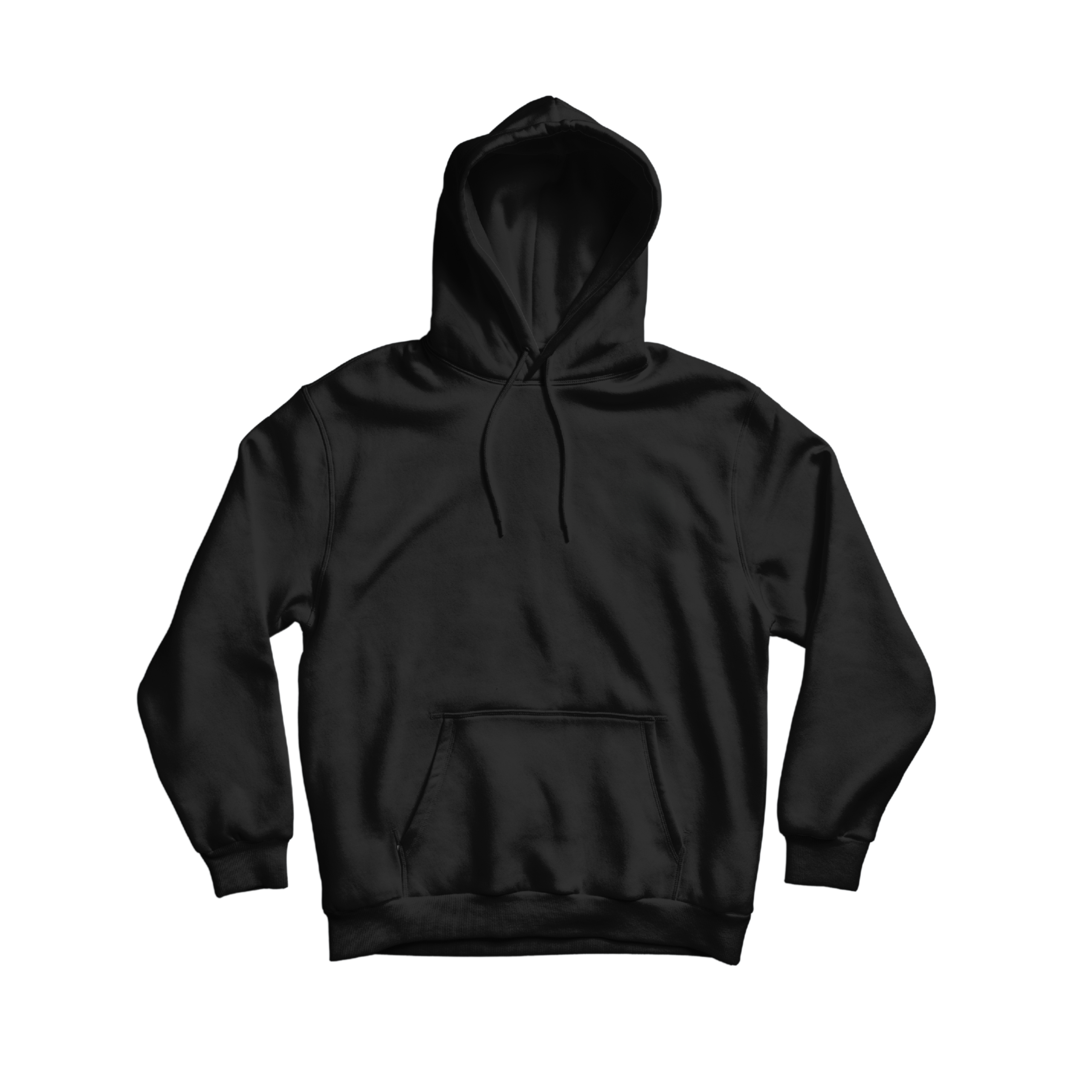 Solid Black Hoodie